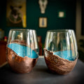 Electroformed Copper Wine Glasses
