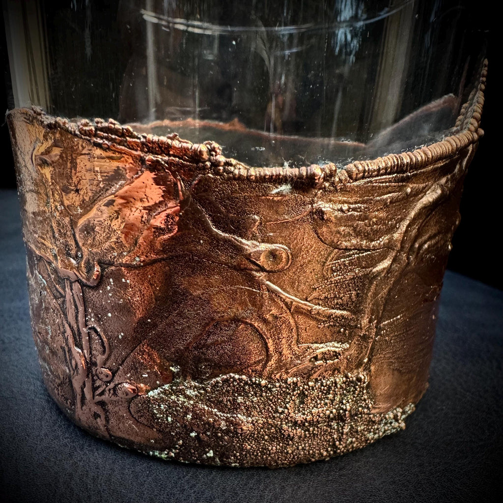 Electroformed Copper Whiskey Glasses