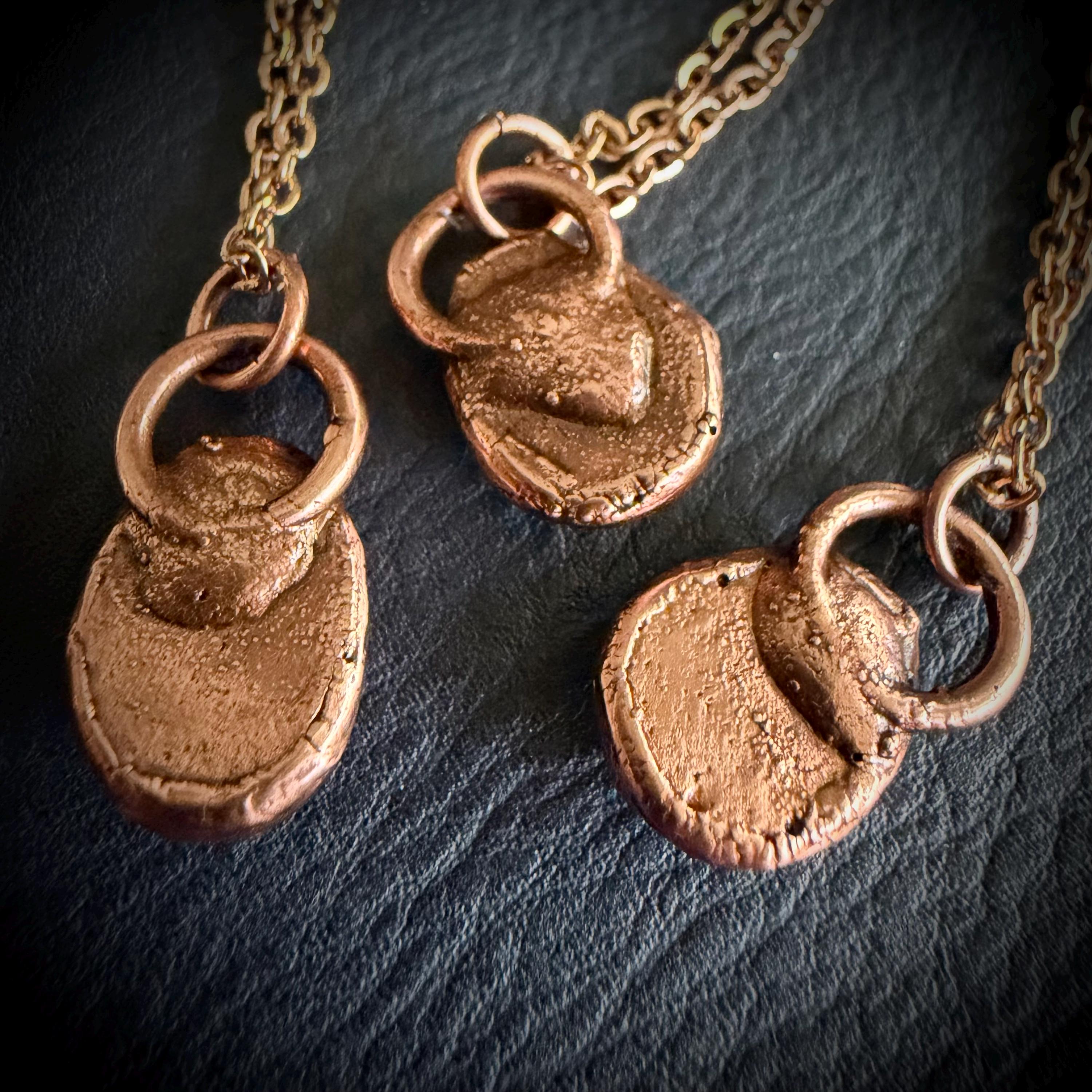 Electroformed Montana Agate Necklace