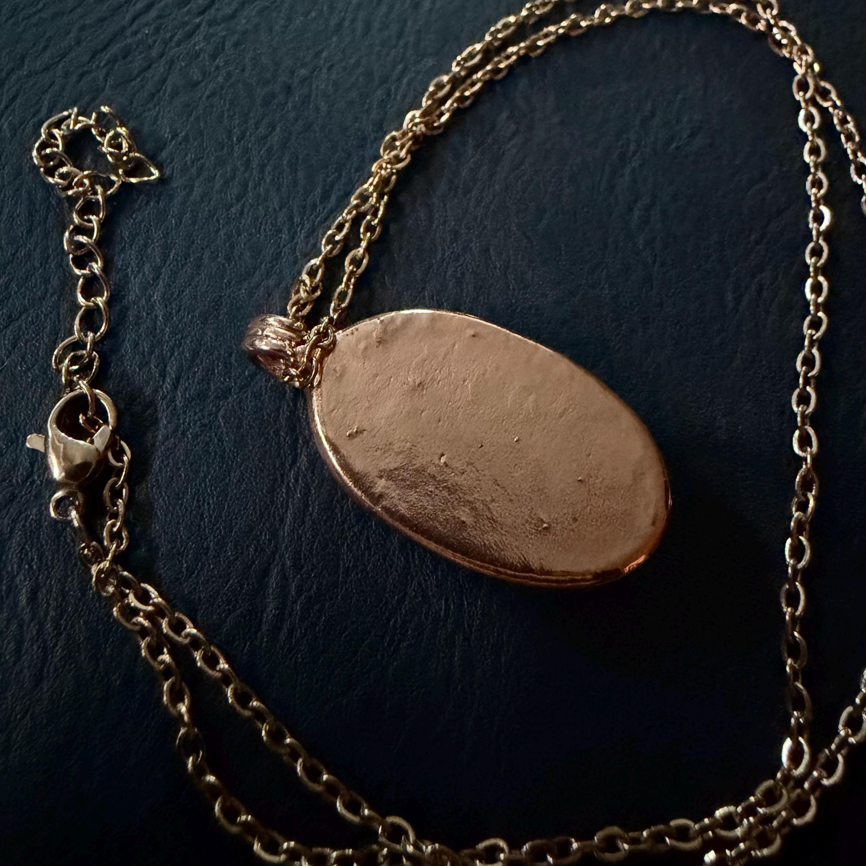 June Birthstone Moonstone Electroformed Necklace