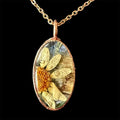 Electroformed Copper Flower Necklace | Real Flower Preserved in Resin | Nature Jewelry