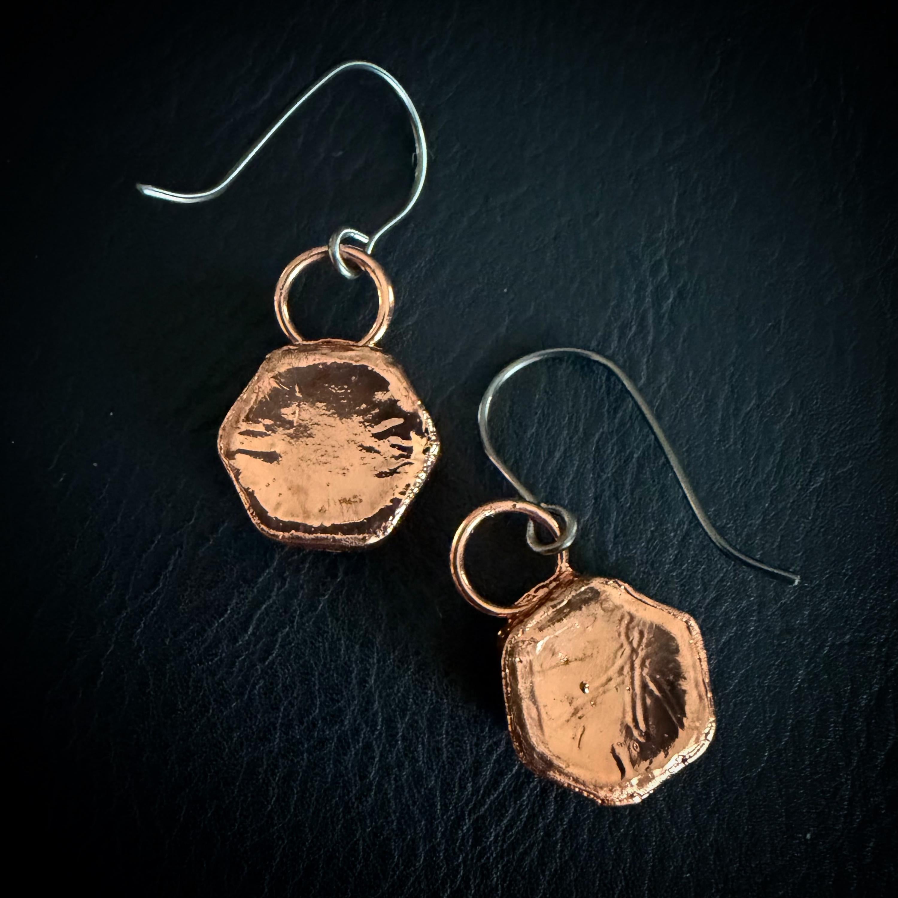 Dried Flower Resin Earrings | Botanical Jewelry | Niobium Ear Wires | Handmade Nature Earrings