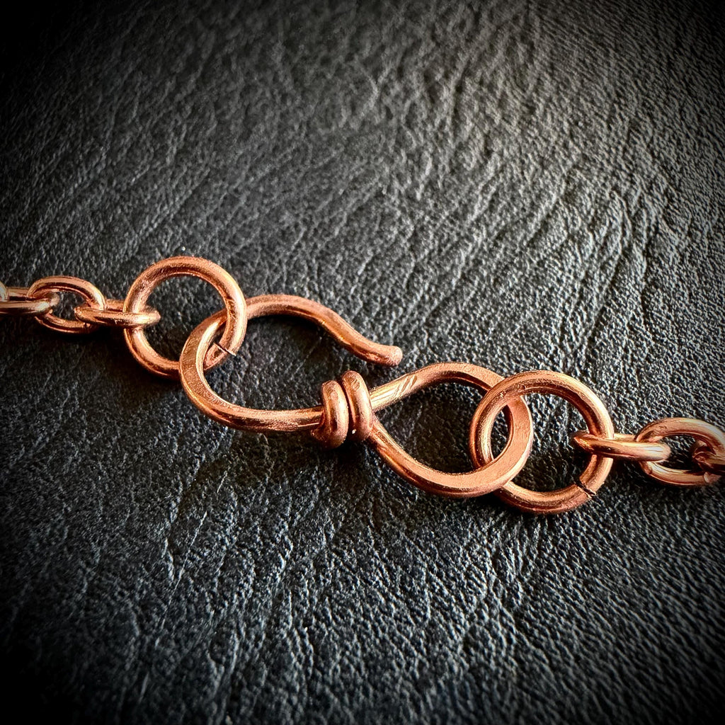 Electroformed Rose Quartz Point Necklace | Handmade Copper Crystal Pendant | Solid Copper Chain | Artisan Jewelry __etsy:7750494575