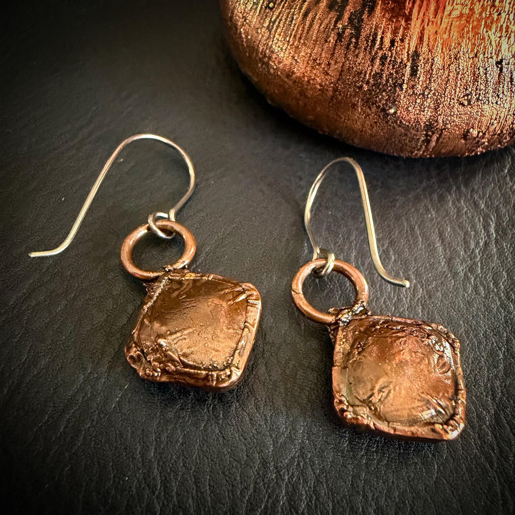 Dried Flower Resin Earrings | Botanical Jewelry | Niobium Ear Wires | Handmade Nature Earrings