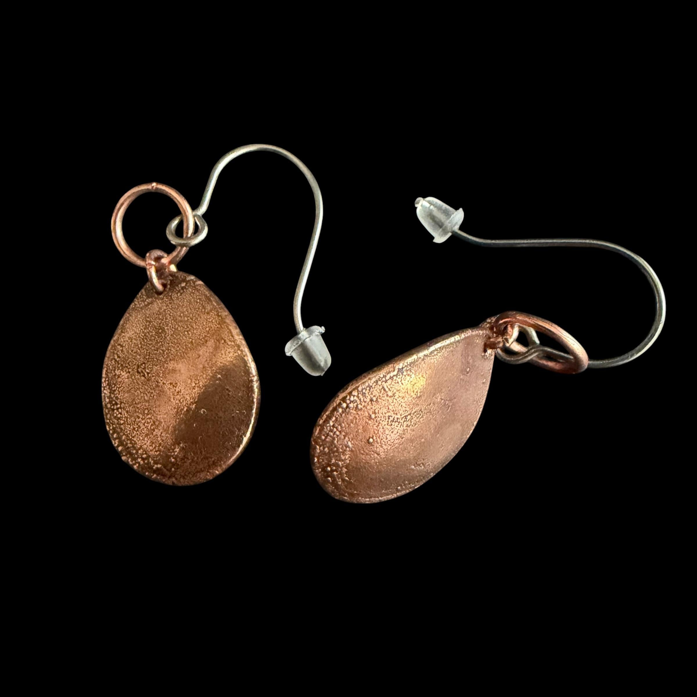 Raw Citrine Dangle Earrings