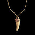 Real Antler Tip Necklace | Electroformed Copper Pendant | Handmade Boho Antler Jewelry | Rose Gold Chain | Rustic Nature Gift