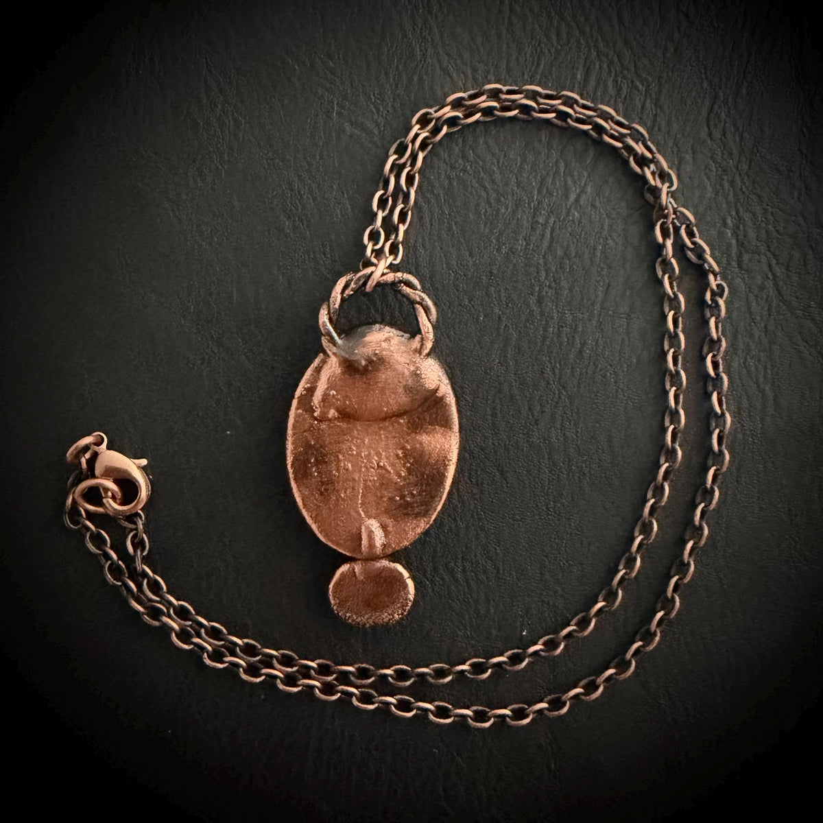 Lepidolite & Labradorite Necklace | Electroformed Copper Pendant | Handmade Crystal Jewelry | Boho Calming Gemstone Necklace