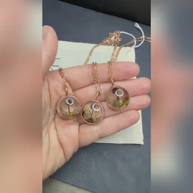 Goblincore Mushroom Garden Necklace