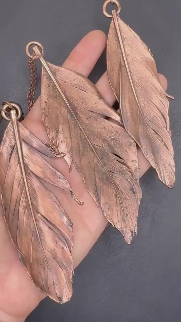 Real Feather Necklace