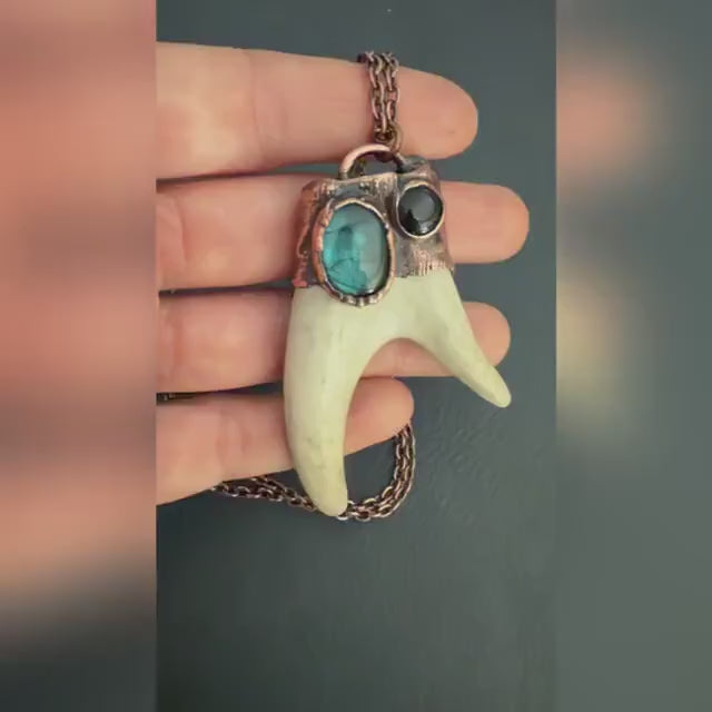 Antler Labradorite Necklace