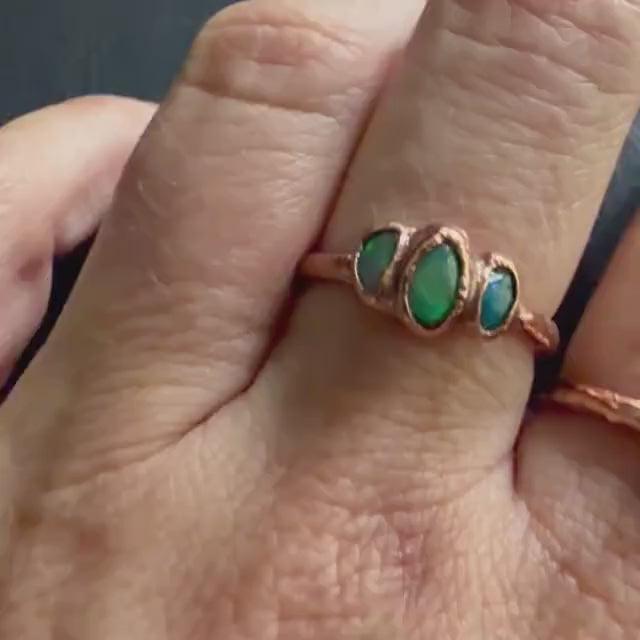 Ethiopian Opal Ring
