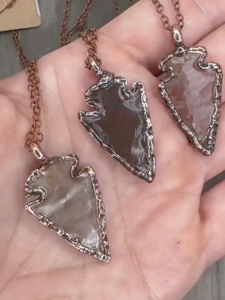Agate Arrowhead Necklace