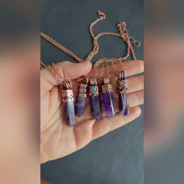 Amethyst Point Necklace