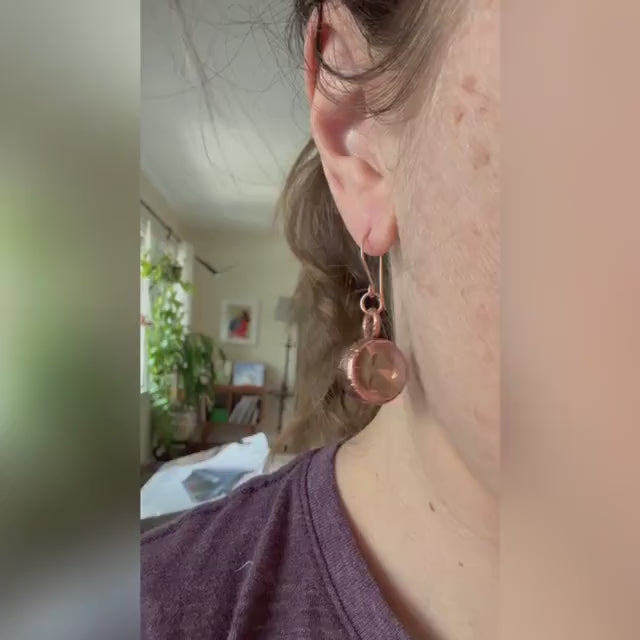 4 Leaf Clover Resin Earrings